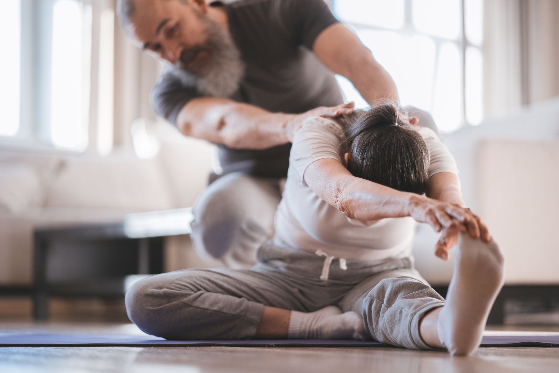 Assisted Back Stretching